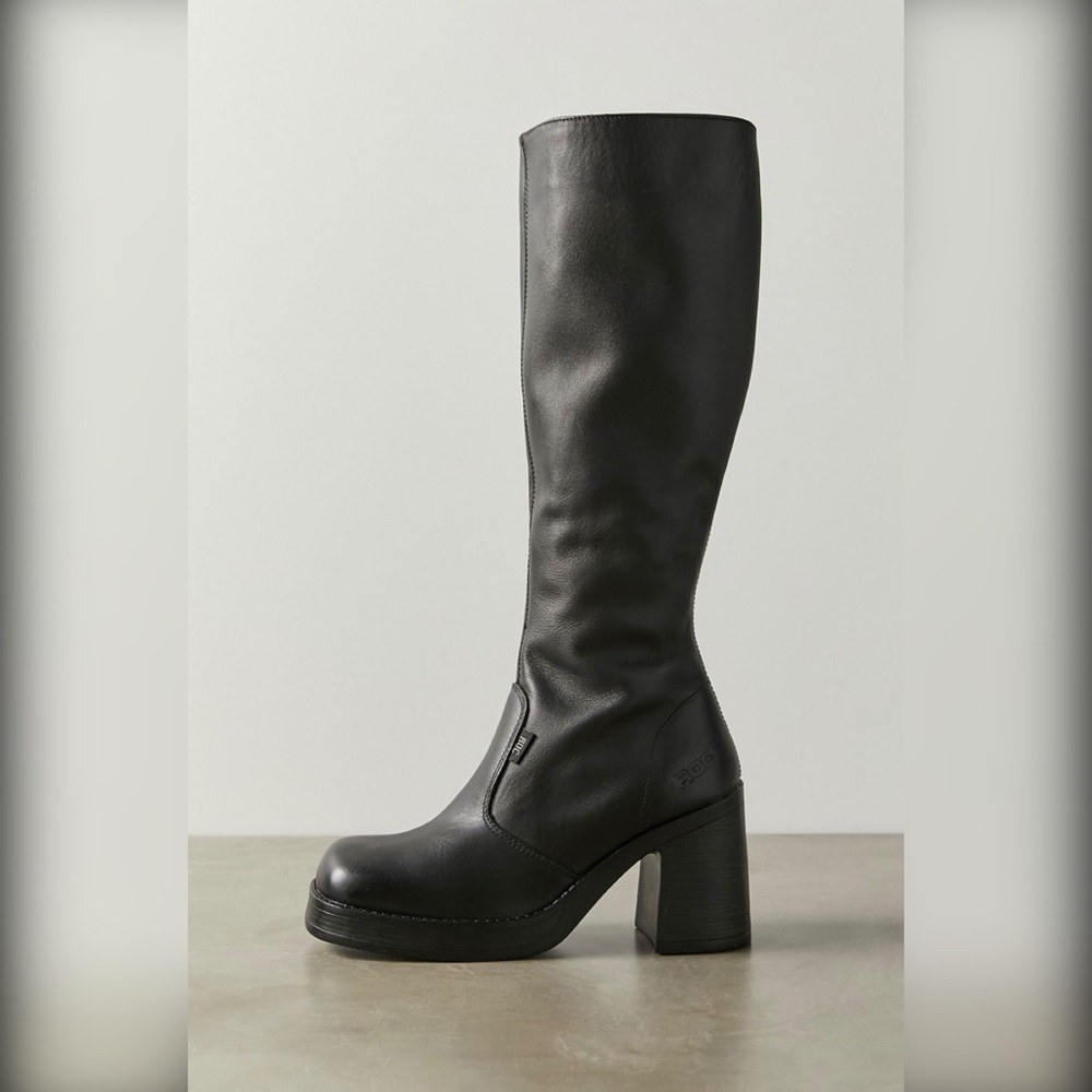 ROC IDAHO TALL BOOTS - Black leather - see description last photo